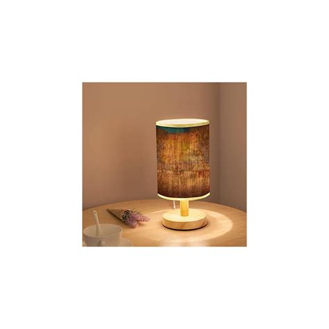 Buy Minimalist Bedside Table Lamp Evening Golden Light of Himba Tribes ...