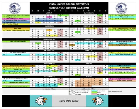Pinon Unified School District 4 Calendar 2026-2027