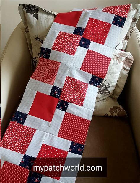 Image result for Nine Patch Table Runner Pattern Free