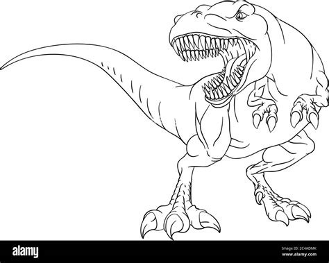 Tyrannosaurus Rex Coloring Pages Fight Between Two Tyrannosaurus Rex.