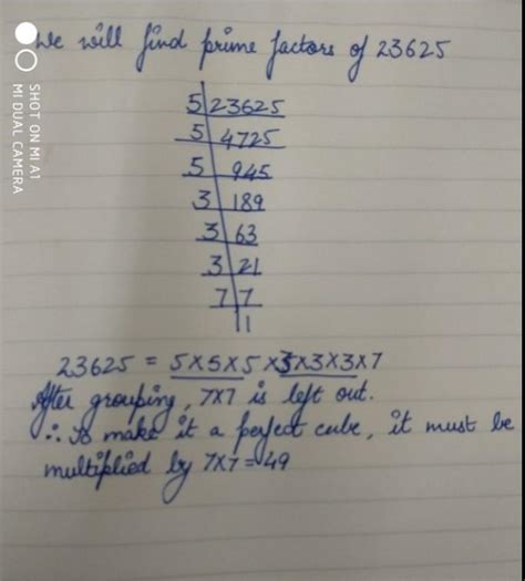 find the smallest number by which 23625 must be divided to obtain a ...