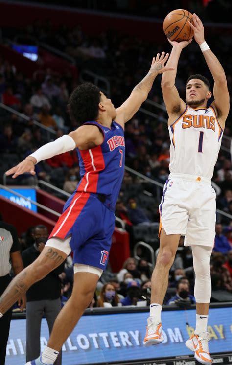 Cade Cunningham ejected, Detroit Pistons lit up by Devin Booker and ...