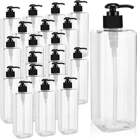Amazon.com: 20 Pack 22oz 8oz Shower Refillable Dispenser with 20 ...