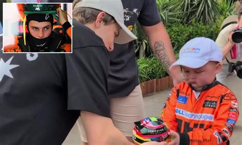 Oscar Piastri's touching moment with child cancer patient as he aims to ...