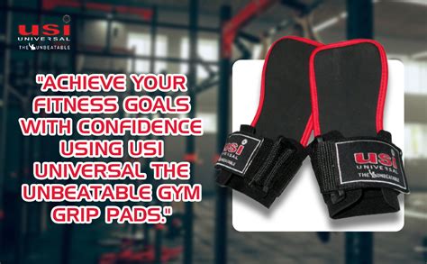 USI UNIVERSAL Grip Pad For Gym, 733GP Grip Power Pads Wrist Wraps 2 ...
