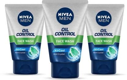 NIVEA Oil control - Pack of 3 Face Wash - Price in India, Buy NIVEA Oil ...