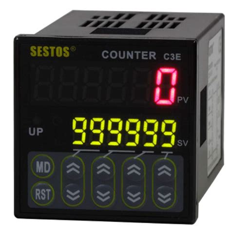 Buy 6 Digital Counter Scale CounterSESTOS C3E-R-24 AC/DC 12-24V Maximum ...