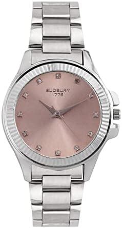 Sudbury 1776 Kendra Analog Silver Purple Dial Women's Watch - SL-21 ...