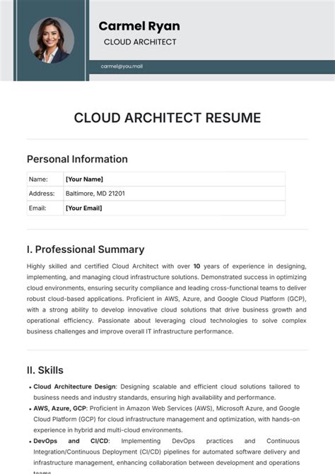 Free Architecture Resume Templates to Edit Online and Download