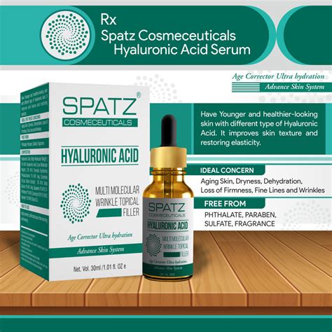 Buy Online Spatz Hyaluronic Acid Face Serum for Hydration and Glow ...