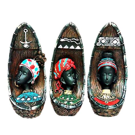 Buy FABZONE Antique African Lady Handicraft Statue Showpiece Figurine ...
