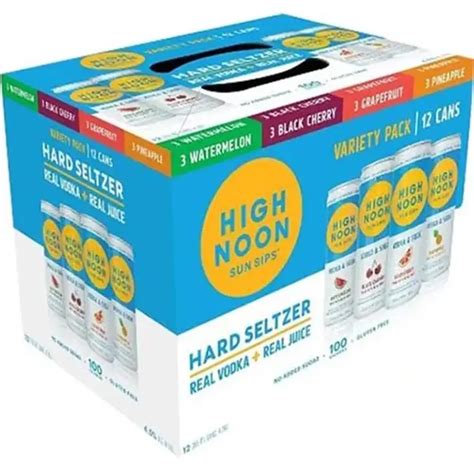 High Noon Sun Sips Hard Seltzer Variety Pack (355 ml) Delivery or ...