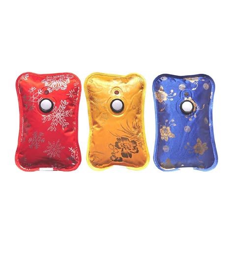 Jishna Electric Heat Bag Hot Gel Bottle Pouch Massager Rectangle Shaped ...