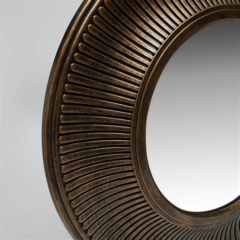 Buy Corvus Panelled Round Wall Mirror from Home Centre at just INR 1599.0