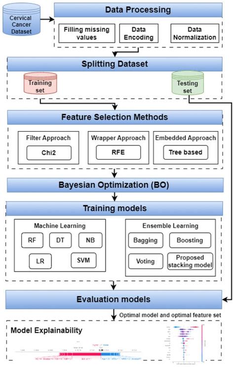 Cervical Cancer Diagnosis Using Stacked Ensemble Model and Optimized ...