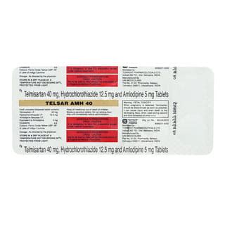 Telsar AMH 40 Tablet: Uses, Side Effects, Price, Dosage & More Info ...