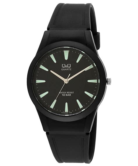 Q&Q Regular Analog Black Dial Men's Watch - VQ50-005 : Amazon.in: Fashion