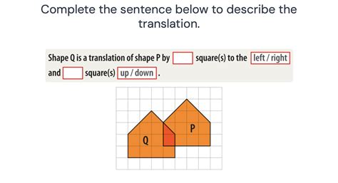 Complete the sentence below to describe the translation - brainly.com