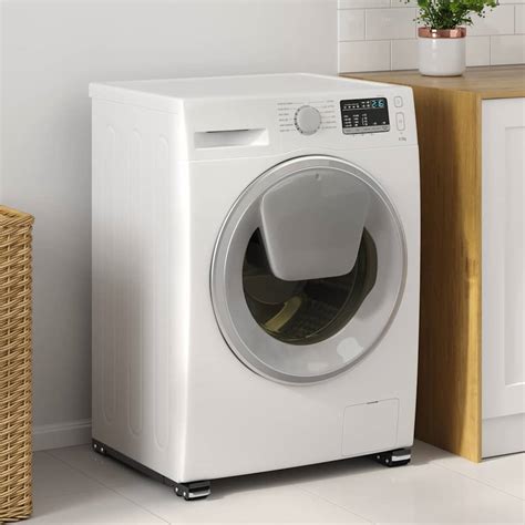 Base para lavadora Manual 2 pcs Negro 72 x 5 x 4.5 cm Acero | Leroy Merlin