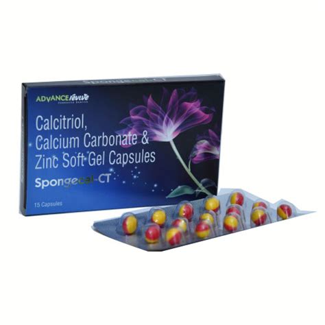 SPONGECAL-CT Soft Gel Capsules Lifevision Healthcare