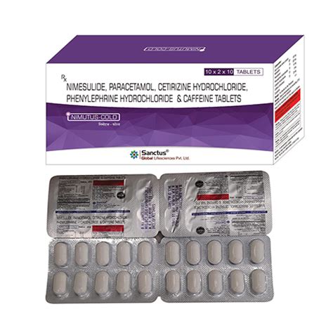 NIMUTUS-COLD Tablets Sanctus Global Lifesciences Pvt. Ltd.