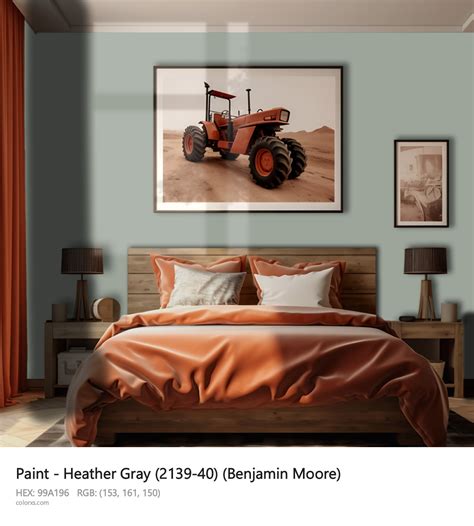 Benjamin Moore Heather Gray (2139-40) Paint - color codes, matching ...