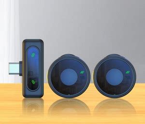 Foxne Point Magnetic Dual Wireless Mic for Mobile, Camera, Microphone ...