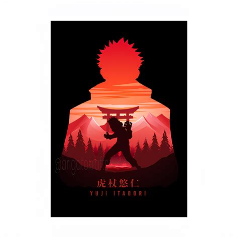 Yuji Itadori Portrait Poster – Inkyprinty.in