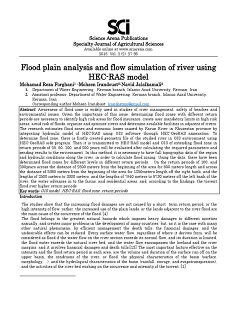 Image result for HEC-RAS Analysis
