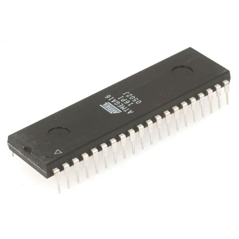 Atmel Semiconductor Atmega16 16pu Atmega16 8 Bit Avr Microcontroller ...