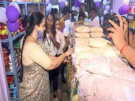 Supermarket run by acid attack survivors opens in Mumbai