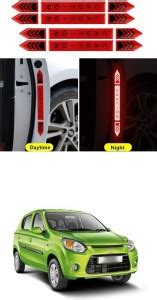 PECUNIA Car Door Open Caution Sticker Reflective Tape Safety Warning ...