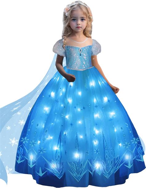 Amazon.com: UPORPOR Princess Dresses for Girls Toddler Princess Costume Dress Up Clothes for ...