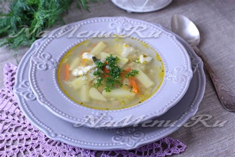 Рыбный суп с перловкой, рецепт
