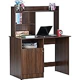 DeckUp Versa Engineered Wood Study Table and Office Desk (Dark Wenge ...