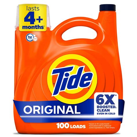 Customer Reviews: Tide Original HE Liquid Laundry Detergent, 100 Loads ...