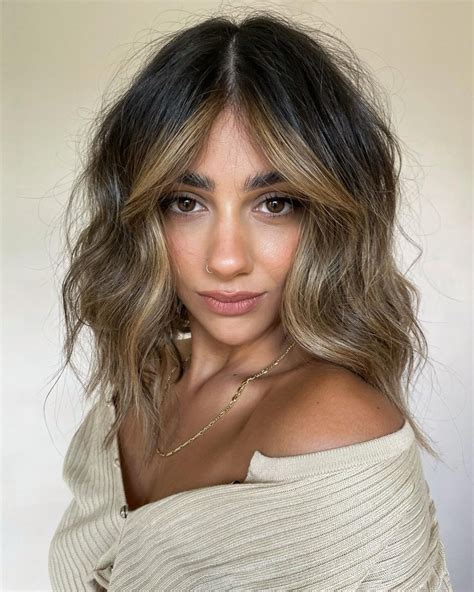 24 Flattering Middle Part Hairstyles In 2019