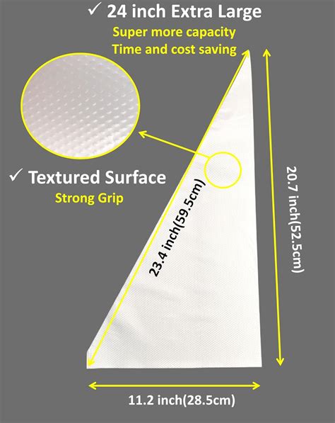 Buy ANEWAY Piping Bags Disposable Pastry Bags - 24 Inch 100 Pack ...