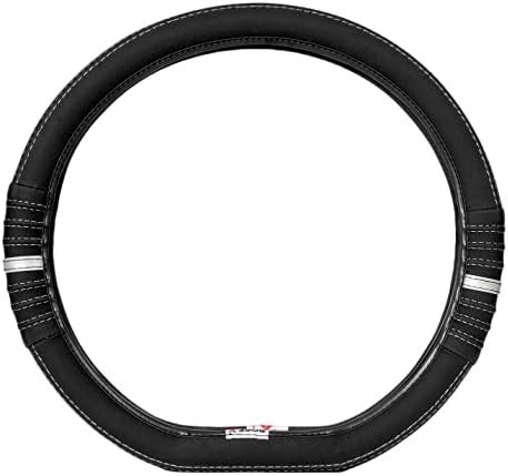 Soft X Premium Faux Leather Car Steering Wheel Cover | Flat Bottom (D ...