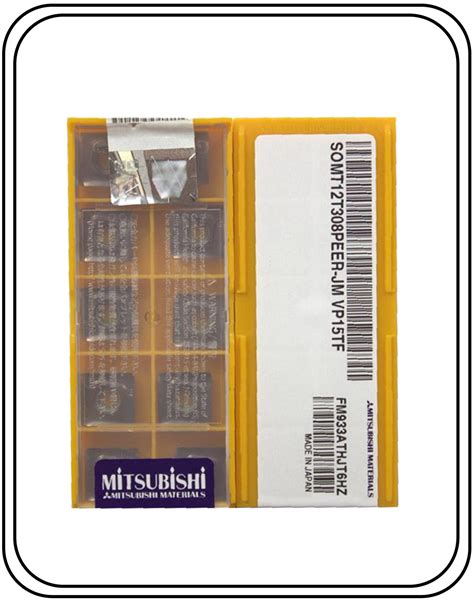 SOMT12T308 Carbide Insert MITSUBISHI/DIAEDGE Pack of 10 – Jaibros