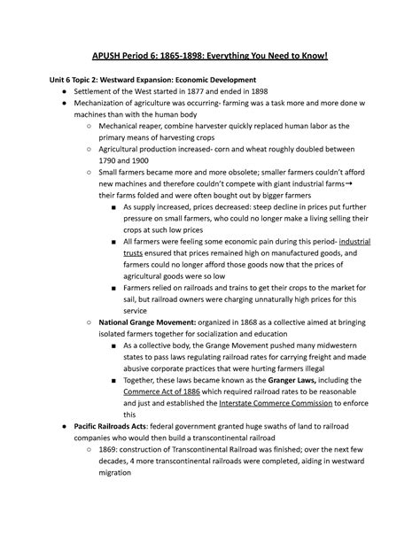 Geography And Environment Apush Period 6 at Patrice Hassinger blog