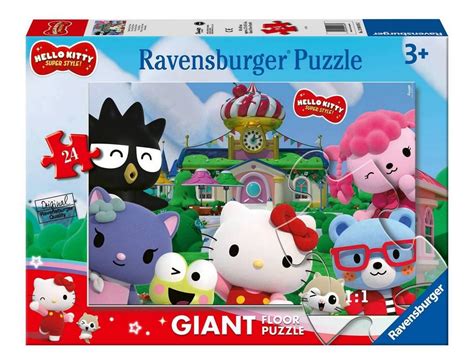 Ravensburger - Hello Kitty Giant Floor Puzzle - 24 Piece Jigsaw Puzzle ...