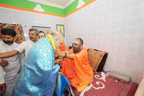 Photographs : BJP National President, Shri Amit Shah visited Balehonnur ...