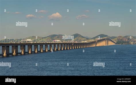 The Rio-Niterói Bridge, a section of the BR-101 over Guanabara Bay between the cities of Rio de Jane