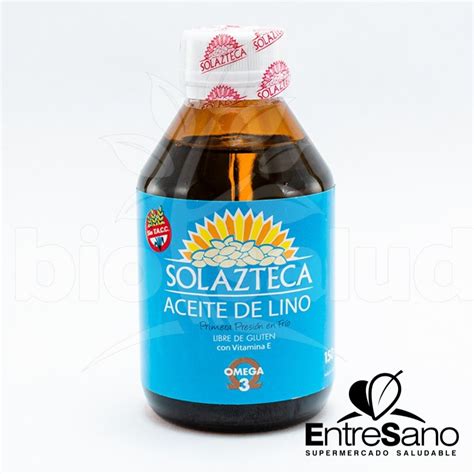 Aceite de Lino S/Tacc 150cc.- Solazteca - Entresano