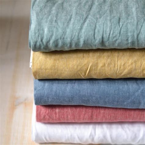 Tissu 100% lin blanc naturel - A&A Patrons