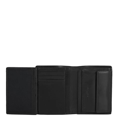 Black Bifold Leather Mens Wallet – Da Milano