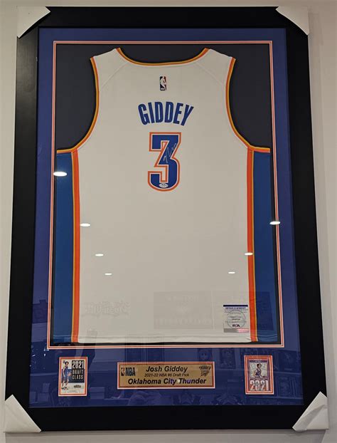 Oklahoma City Thunder - Josh Giddey - Rookie Year SIGNED Jersey w/ PSA ...