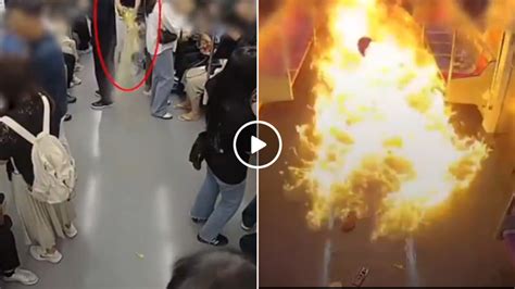 साउथ कोरिया में आदमी ने मेट्रो में आग लगाई,Seoul: बीवी ने दिया तलाक, तो ...