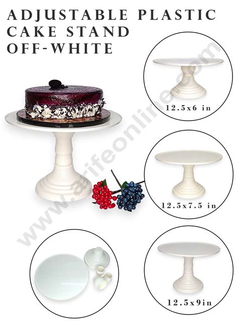 CAKE DECOR™ Adjustable Plastic Cake Stand | Cupcake Stand | Display St ...